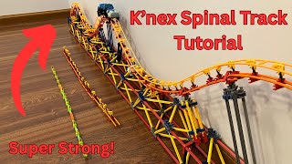 How To Build K'nex Spinal Track For MICRO Coasters!