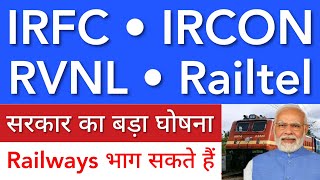 Irfc Share  Rvnl  Railtel