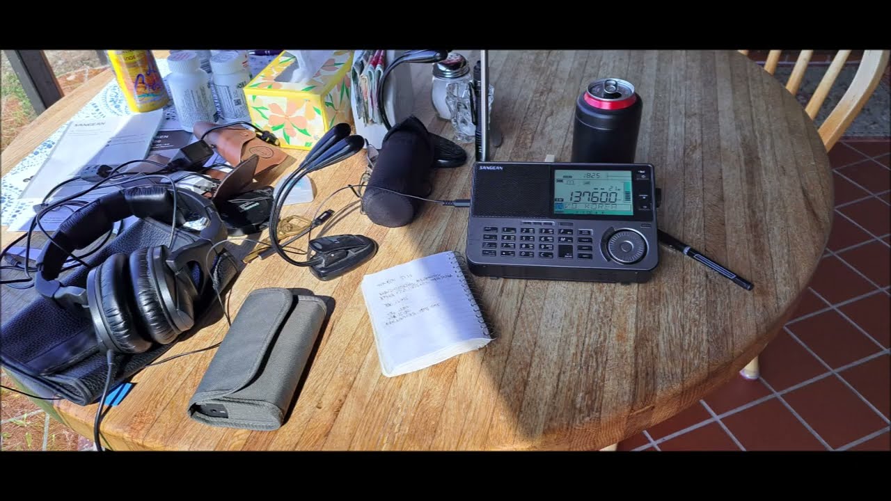 Portable DIY multi-section long wire shortwave antenna for shortwave radio