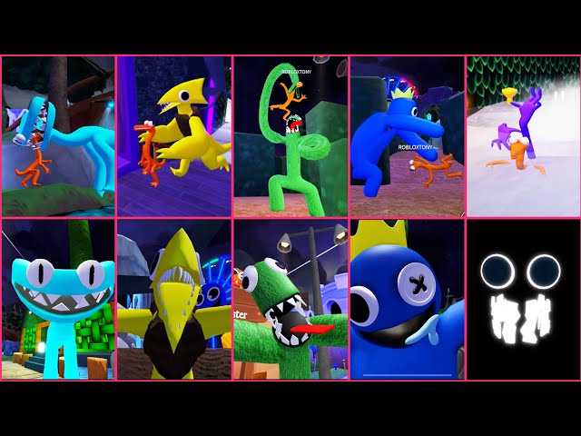 Rainbow friends orange 🧡 jumpscare in third person chapter 2