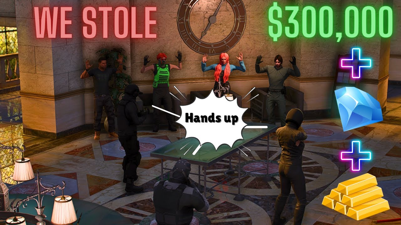 WE ROBBED THE MOST SECURE BANK IN GTA RP