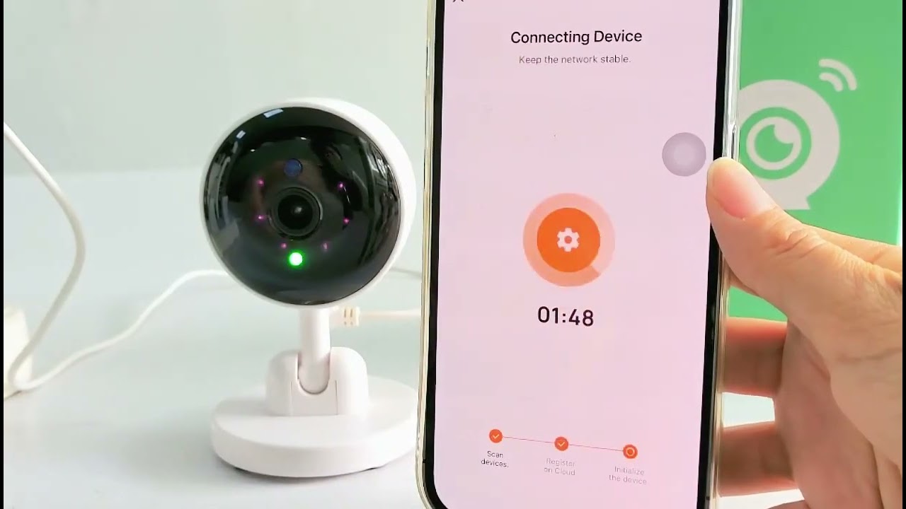 Scopri la Tuya Mini Telecamera Smart WiFi per Interni Sicurezza Domestica 24 ore