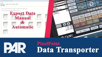 PixelPoint Data Transporter - How to Export Data from PixelPoint POS ?