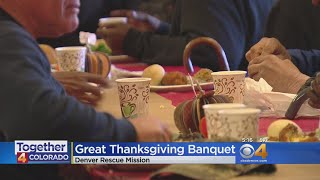 Denver Rescue Mission Helps Serve Hundreds In 'Great Thanksgiving Banquet'
