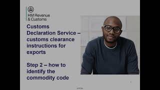 Customs clearance instructions for exports – Step 2 – how to identify the commodity code
