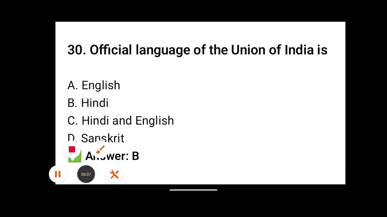 Indian polity MCQs for Nagaland police recruitment exam | Part-1| Most frequently asked questions 