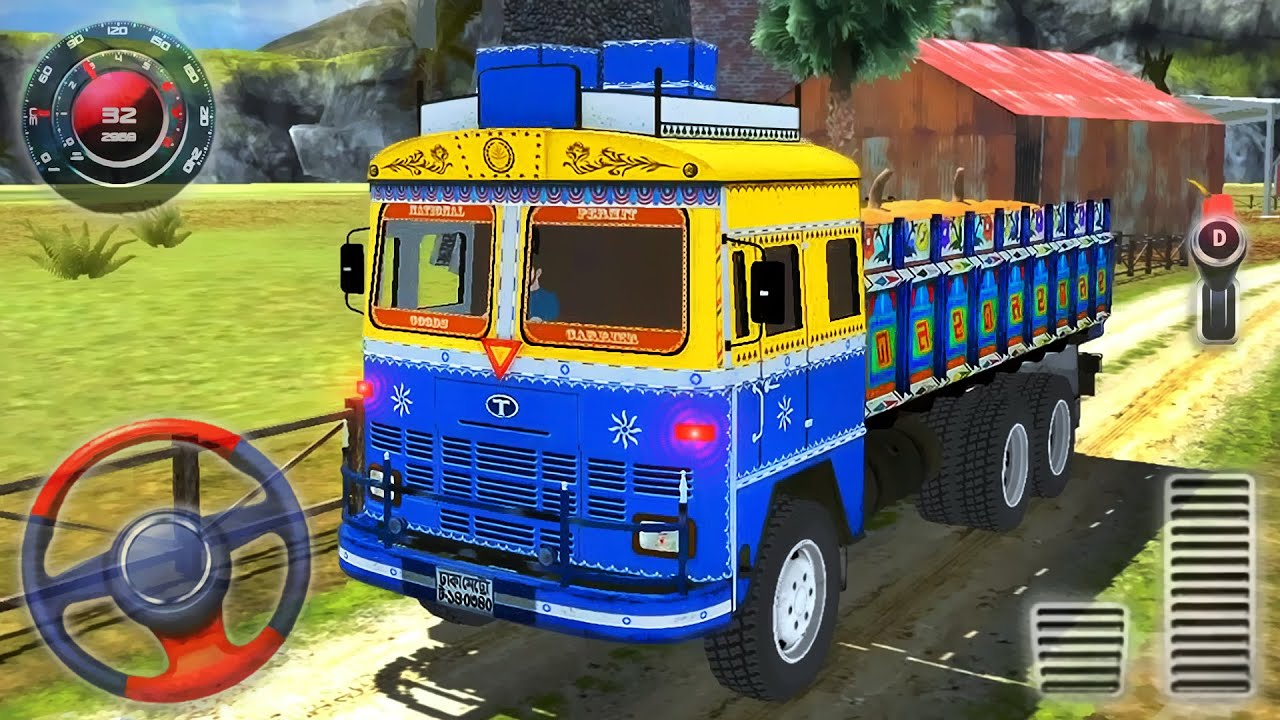 Indian Truck Simulator Offroad - TATA Lorry Truck Duty Driving - Android GamePlay