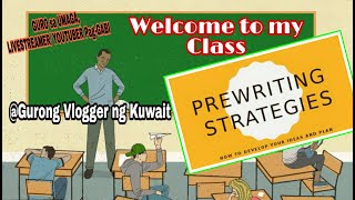 Pre-Writing Strategies
