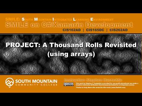 C#/Xamarin Cohort 06G - Project: A Thousand Rolls Revisited