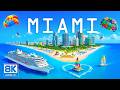 MIAMI 8K Drone Footage | Discover Tropical Beach Paradise and Turquoise Waters With Deep House Chill
