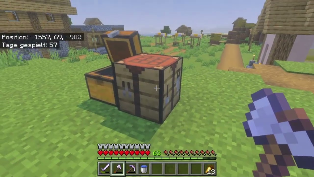 Wir haben ein Farmer Haus gebaut