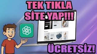 Yapay Zeka Ile 5 Dakikada Kendi Siteni Kur Ücretsiz