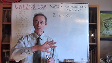Unizor - Matrix Multiplication - Properties 1