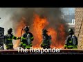 FDNY BATTLES **4TH ALARM box 9412 - FIRE in the COCKLOFT of a 6 story Multiple Dwelling