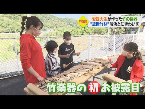 特集】「放置竹林から楽器を！女子大生の挑戦」 - YouTube