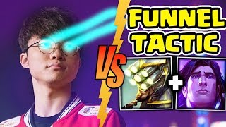 Faker's First Match in Season 10 | Faker Vs Master Yi + Taric Funnel