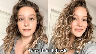 Live wavy hair refresh