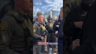 LAYING DOWN THE LAW: Border Patrol chief and mayor get into heated confrontation #shorts #border
