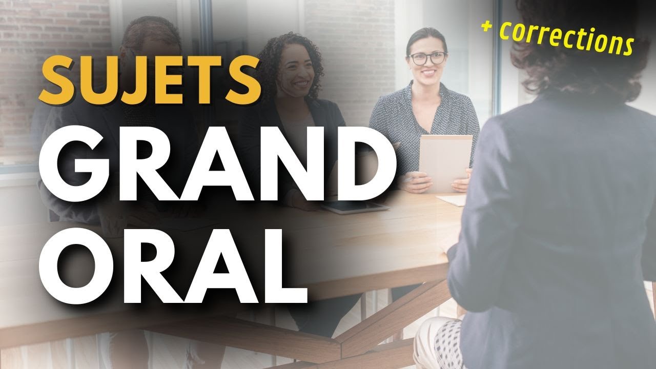 Grand Oral Crfpa Sujets