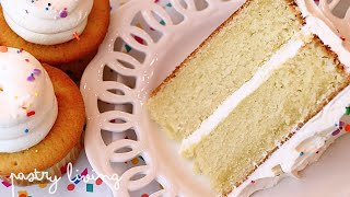 BEST Classic Vanilla Cake Recipe | Perfectly Moist & Soft! screenshot 5