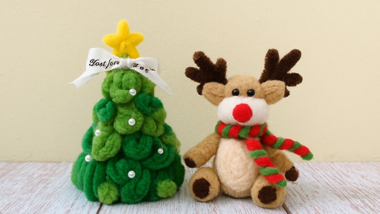 モールで作る クリスマスのトナカイ - YouTube