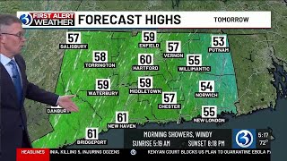 Technical Discussion: Cool, windy, isolated showers to start the weekend