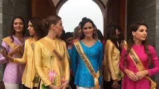 Miss Grand International 2017 Visiting Ho Quoc Pagoda, Phu Quoc