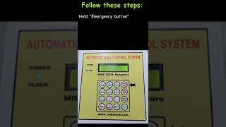 How to use Emergency ring the bell in MibsTech's Automatic Bell control timer.