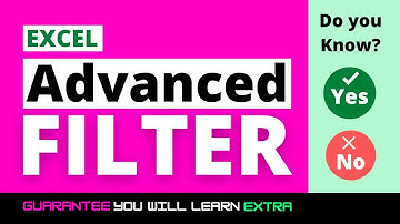 Excel Advanced Filter (error ✅ copy to another location / active sheet)