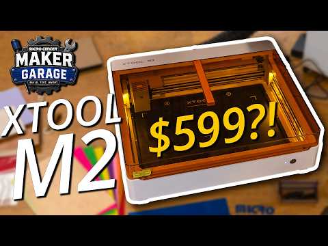Unboxing & Testing The xTool M2 Laser at Micro Center
