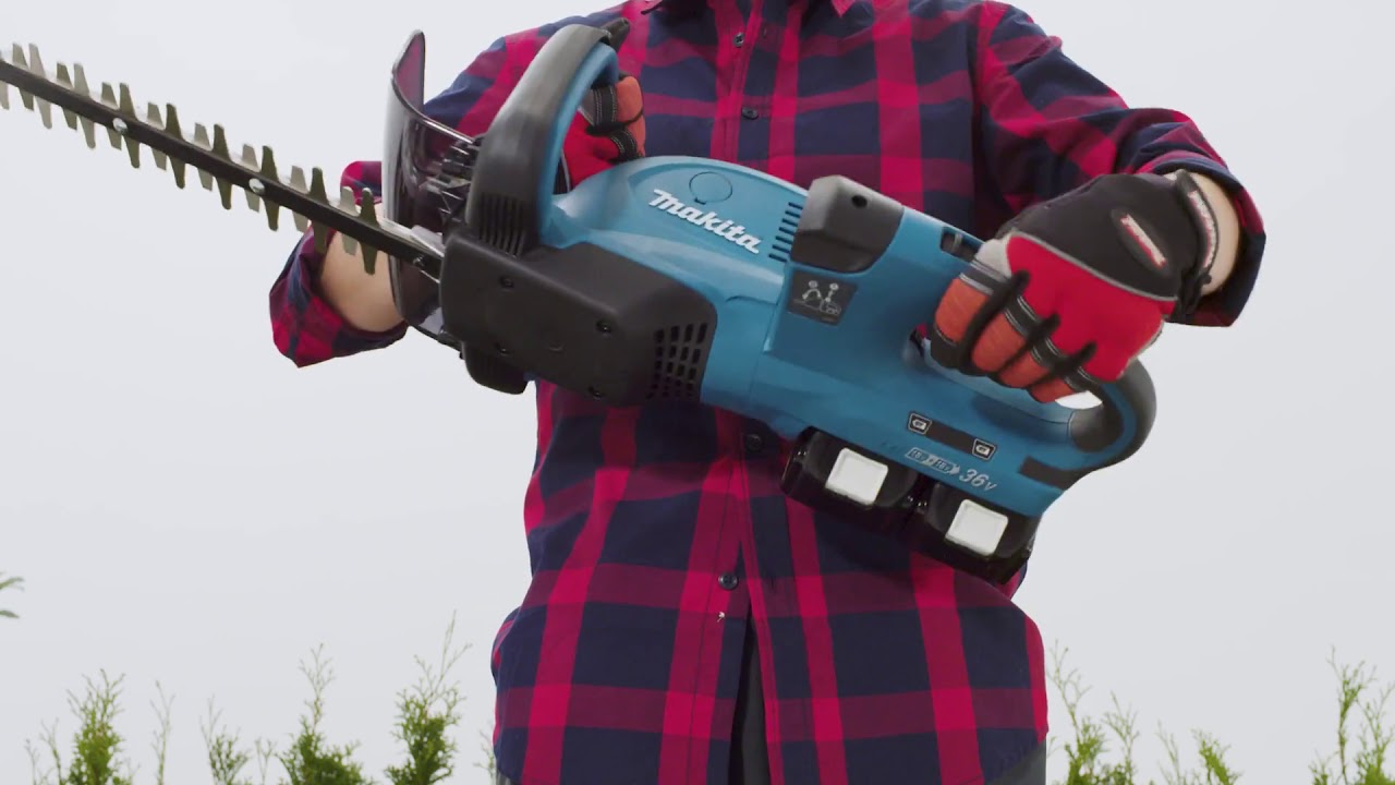 Taille Haie Duh551 36 Volts 2 X 18 Volts Li Ion De Makita Youtube