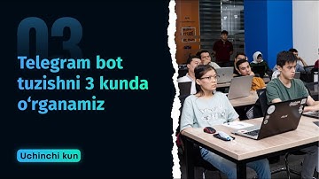 Python orqali Telegram bot tuzish. 3-kun