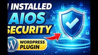 I Installed AIOS Security Plugin 🔐 | আজ AIOS ইনস্টল করলাম #freelancerbaten #wordpresstutorial #seo