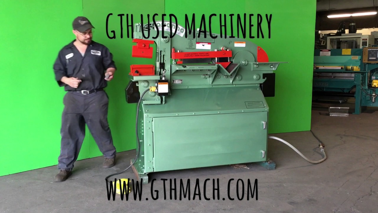 Piranha  P3 Hydraulic Ironworker 50 Ton