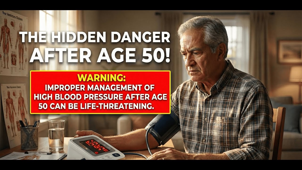 WARNING: Improper management of high blood pressure after age 50 can be life-threatening!