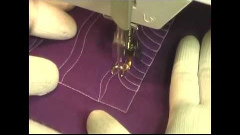 Free Motion Quilting VIdeo: Channels & Paths