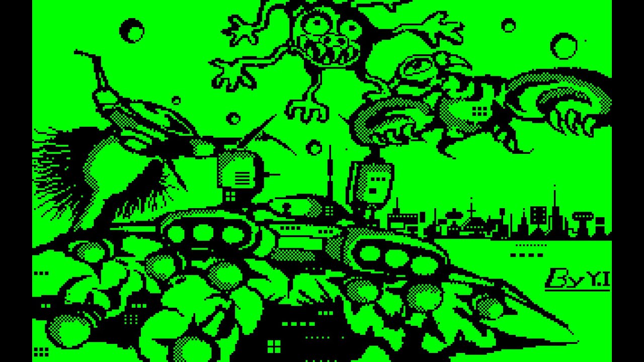 Sharp MZ-80B Game: Cosmo Odyssey (19xx) Longplay with cheats