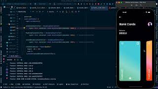 Bank Cards UI built with Flutter