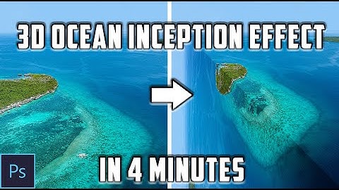 3D Ocean Inception Effect in Photoshop in 4 minutes.