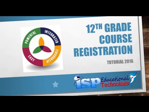 12th Grade Course Registration Tutorial for RenWeb