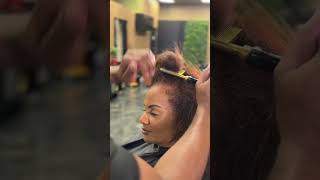 Color Enhancement, Silk Press & Steam Treatment 🫶🏾🧸
