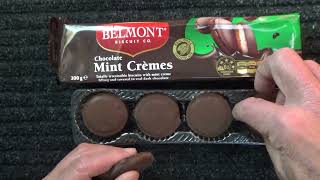 ASMR  Whispering & Eating Choc Mint Cremes  Australian Accent  Quiet Whispering & Crinkles