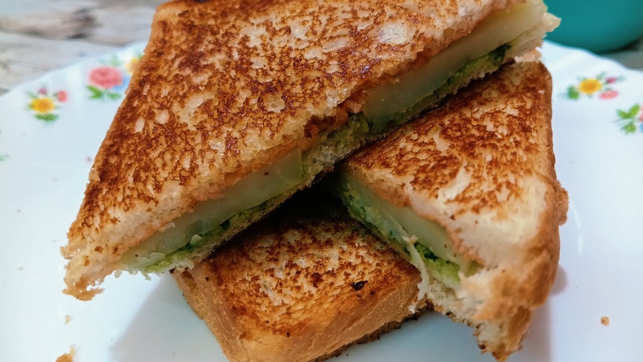 Healthy Veg Sandwich Recipe// Easy breakfast recipe//No onion no garlic recipe 
