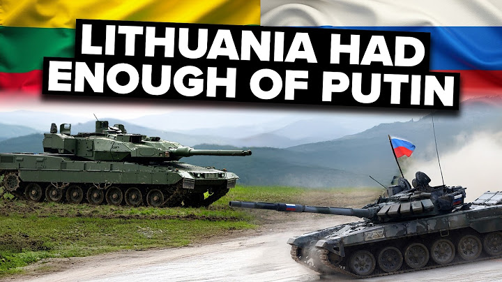 KALININGRAD and LITHUANIA are on the Brink of War