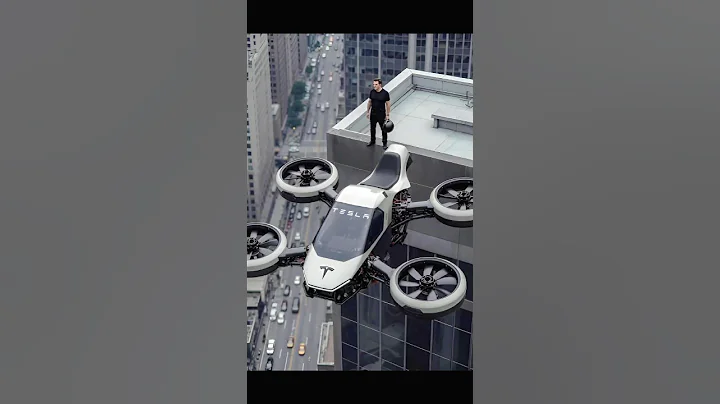 Elon Musk's Just Unveiled Tesla’s Secret Flying Car #tesla #elonmusk #flyingcar #eletriccars #ai