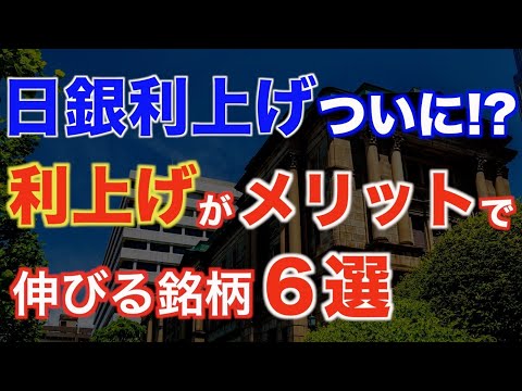 利上げでも上がる！？円高メリットで追い風になる日本株６選！