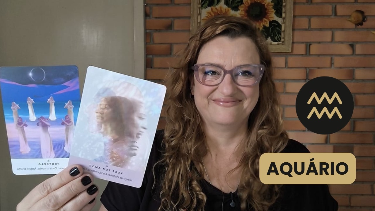 AQUÁRIO:  Fim de karma. Libere-se SEM CULPA. Mudanças.