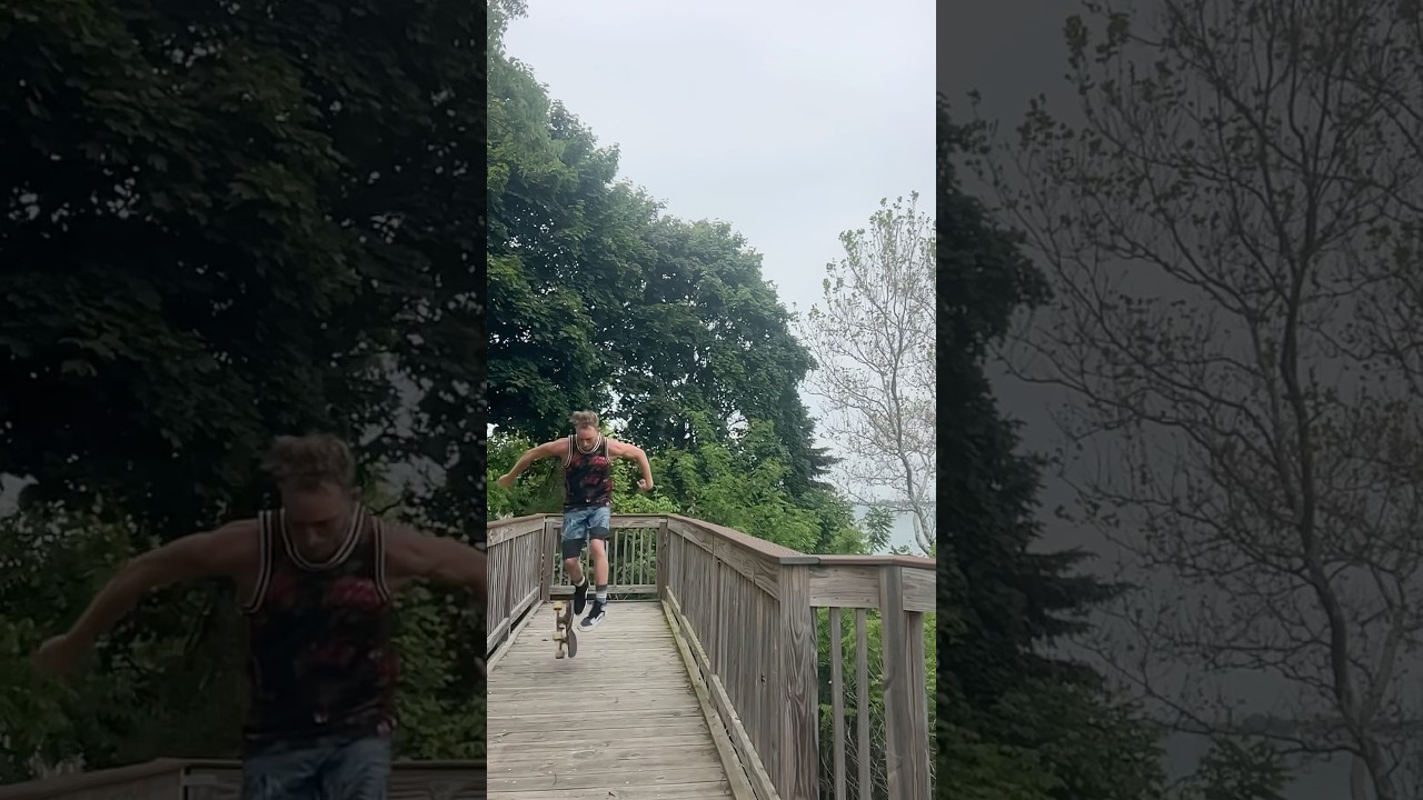 Kickflip sex change on a longboard