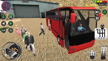 Uphill Offroad Bus Driving Simulator | Offroad Bus Driving Android iOS Gameplay by Jaman GameR