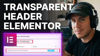 How to Make a Transparent Header in Elementor (2026) | Step-by-Step